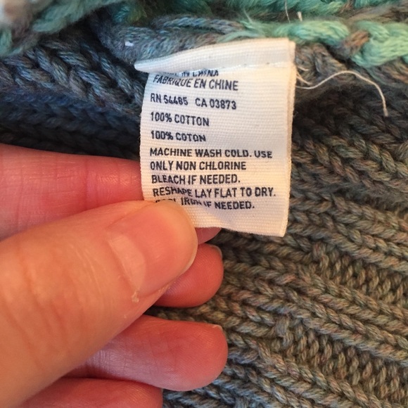 American Eagle Pastel Striped Sweater - Picture 7 of 8